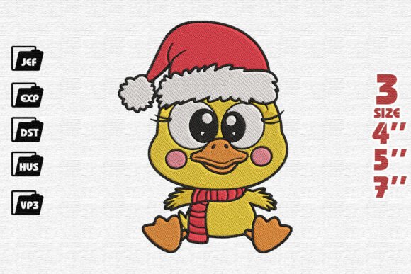 Review: Cute Christmas Duckling in Santa Hat Design