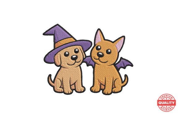 Review: Cute Halloween Puppy Friends Embroidery for Craft Fairs