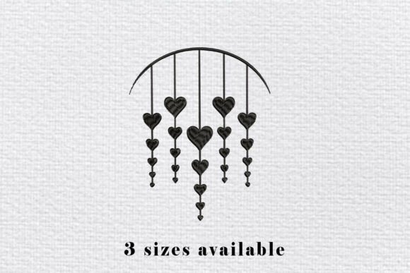 Review: Hanging Hearts Embroidery Design File