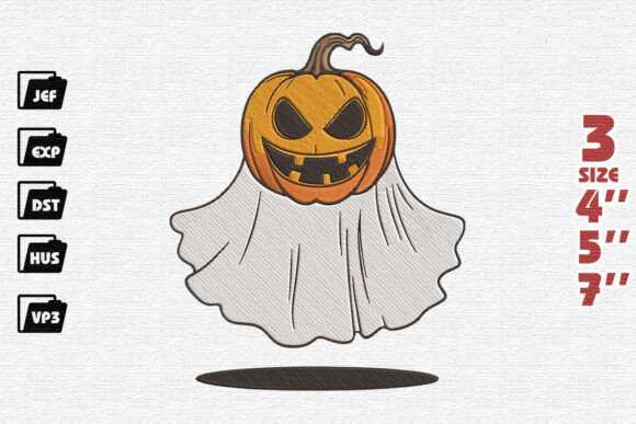 Review: Menacing Jack-o-Lantern Ghost Design