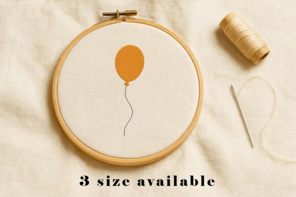 Review: Minimal Balloon Embroidery Design File