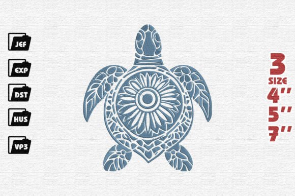 Review: Ornate Sunflower Sea Turtle Design