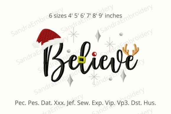 Reviewing Believe Christmas Reindeer Embroidery for Business