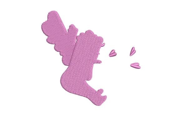 Reviewing Kissing Cupid Blowing Hearts Embroidery Design