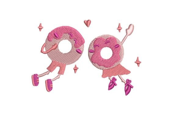 Reviewing the Cute Donut Couple in Love Design