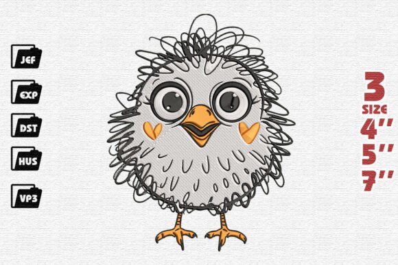 Reviewing the Funny Loopy Bird Embroidery Design